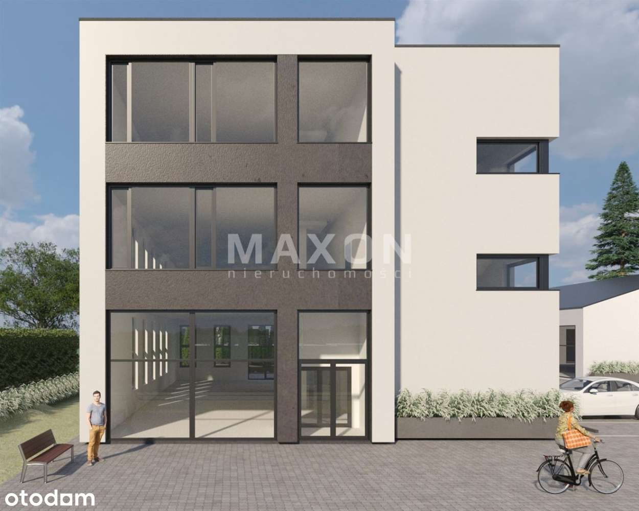 Nowoczesny budynek usługowo-biurowy - Pełny obrazek: 2/3