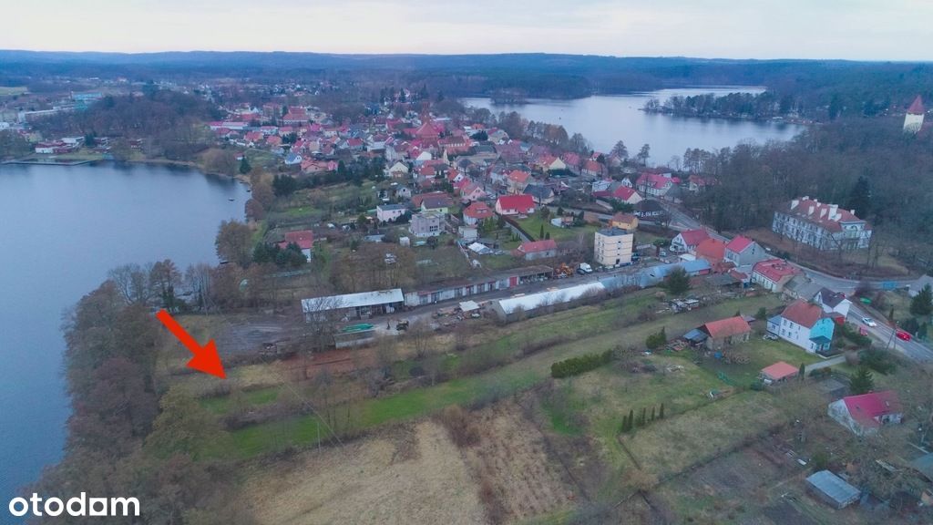 1610m2 ciszy i piękna - działka nad jeziorem