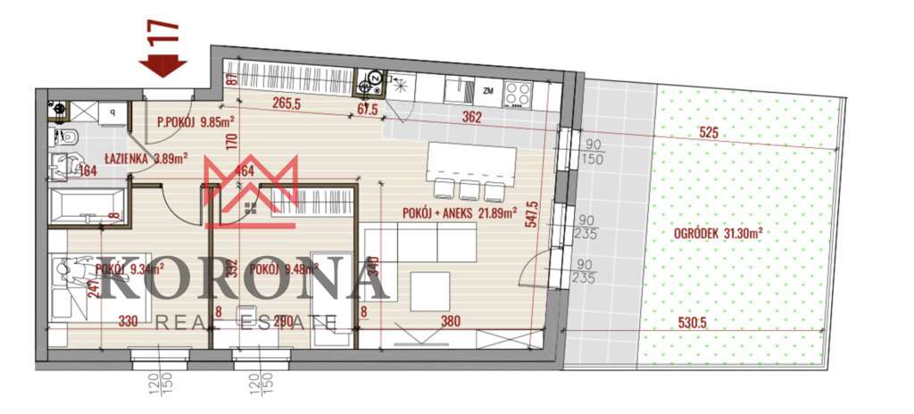 Nowe gotowe do odbioru, 3 pokoje z ogródkiem !-1