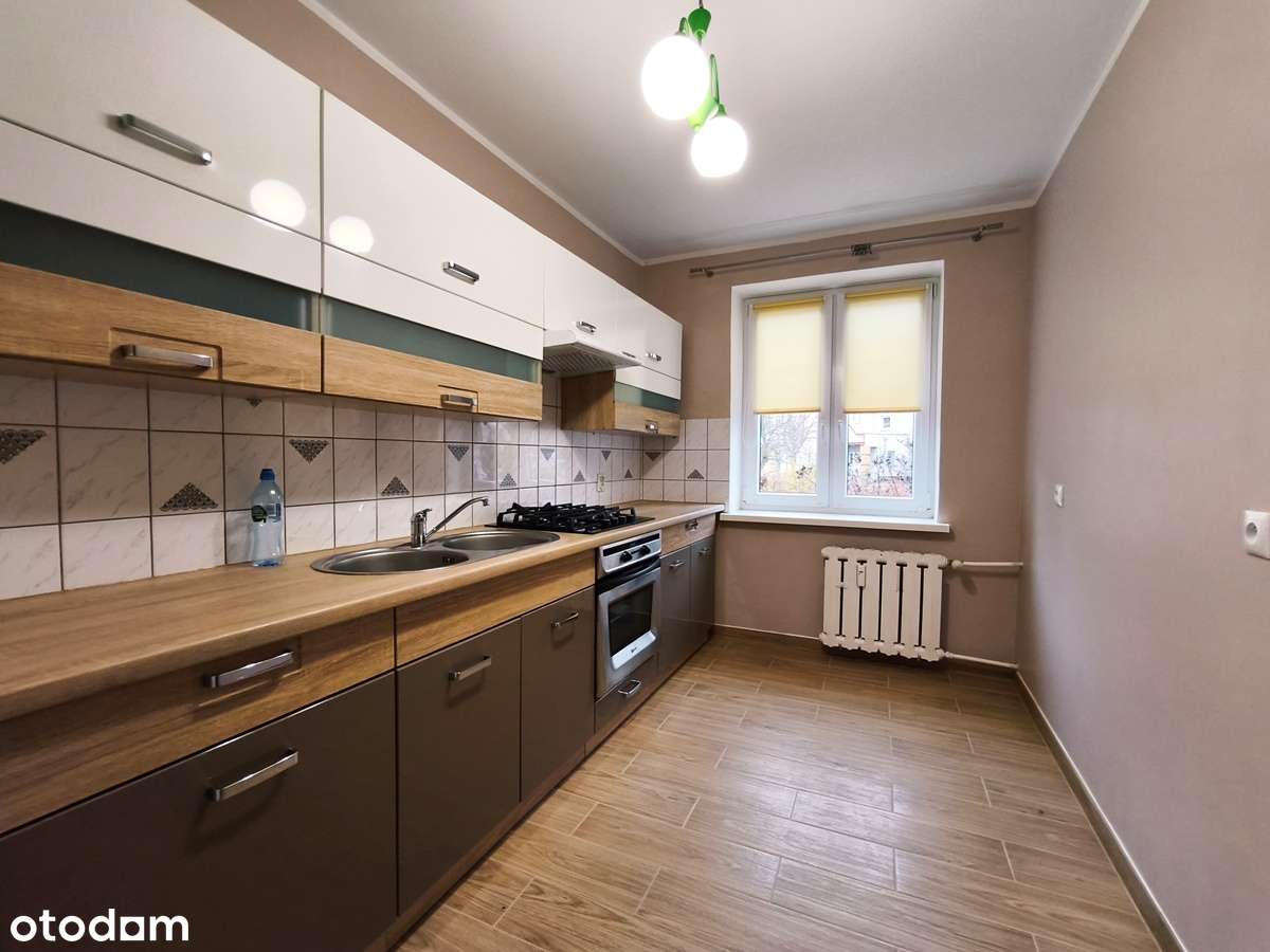 Wynajmę rozkładowe, 3 pok. mieszkanie z balkonem, parter - Pełny obrazek: 1/14