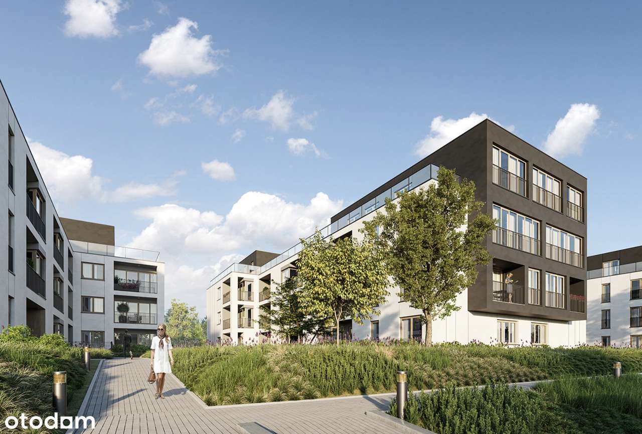 Apartament z dużym Tarasem 36m2, Duże przeszklenia, Salon 40m2, ATAL-19