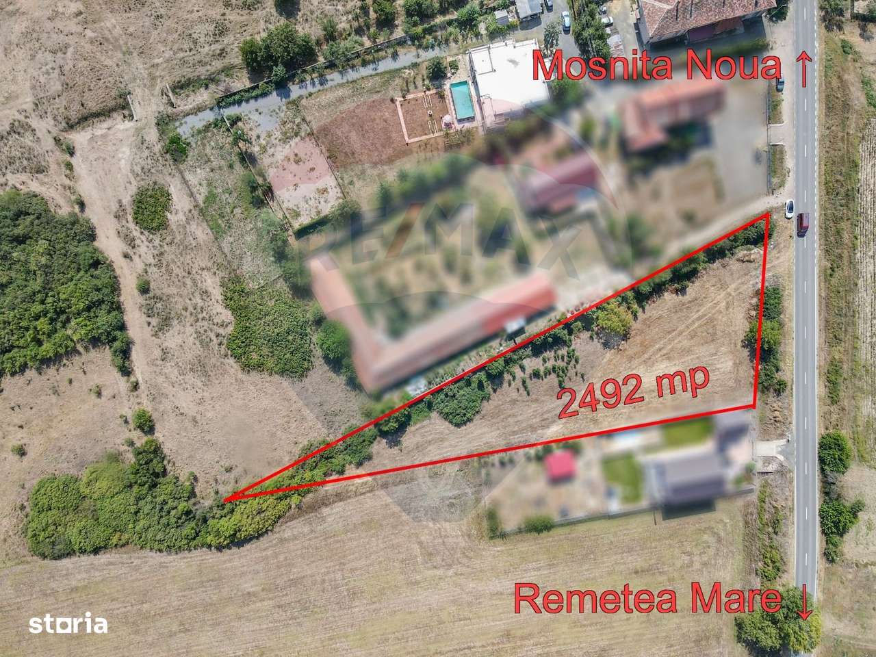 Teren 2,492mp Bucovat (Remetea Mare) / DN principal - Imagine principală: 1/4