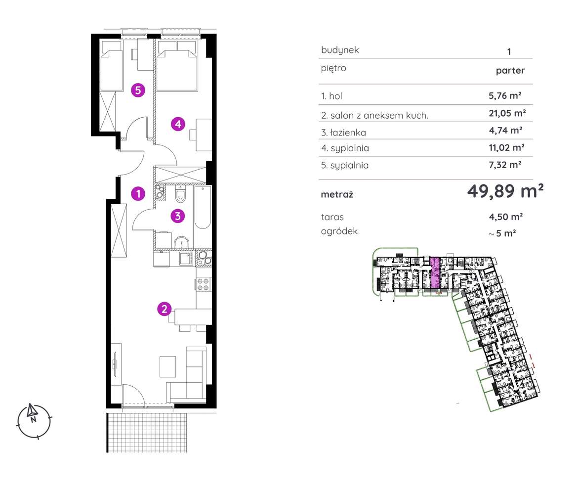 Najtańsze nowe 3 Pokoje na Winogradach - Klucze styczeń '26 - Okazja-2