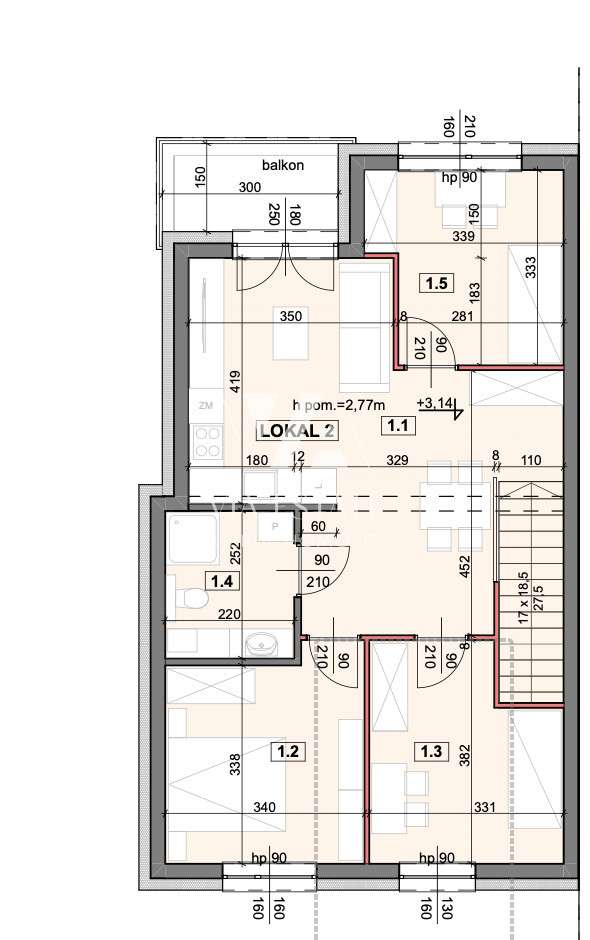 Apartament przy jeziorze w okolicy Warszawy - Pełny obrazek: 5/5