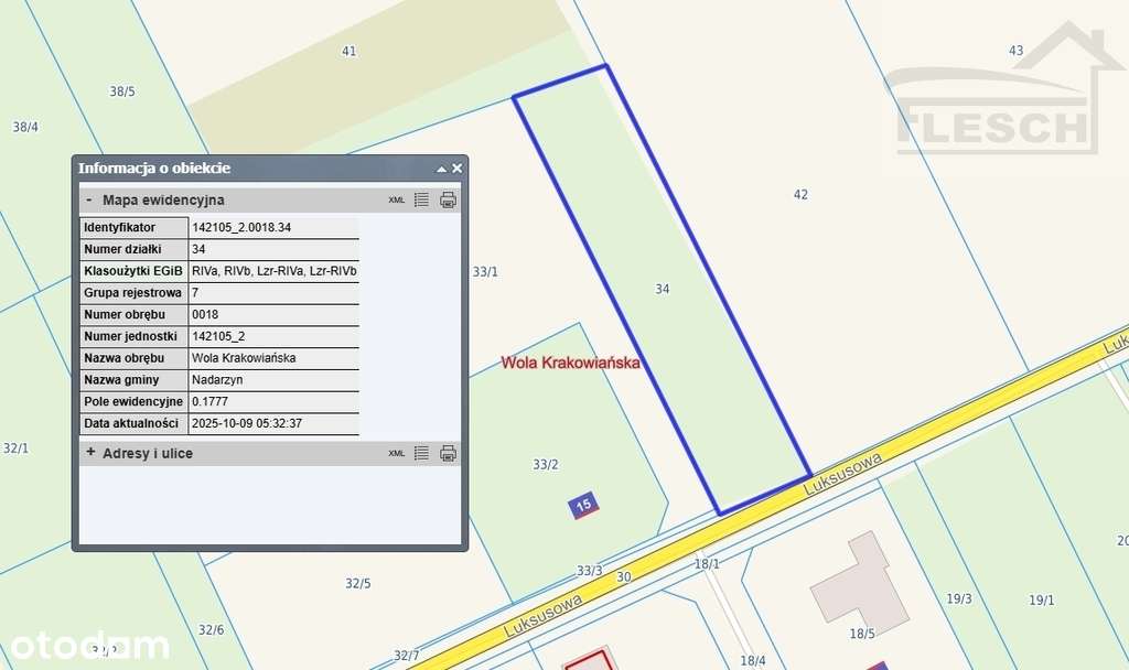 Działka z wjazdem z asfaltu, możliwy bliźniak-3