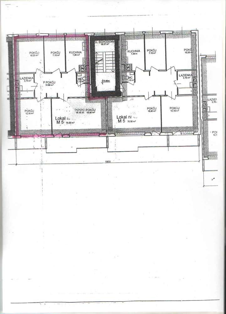 Duże mieszkanie typu M-5 w bloku na Osiedlu Górny Bór w Skoczowie.-12