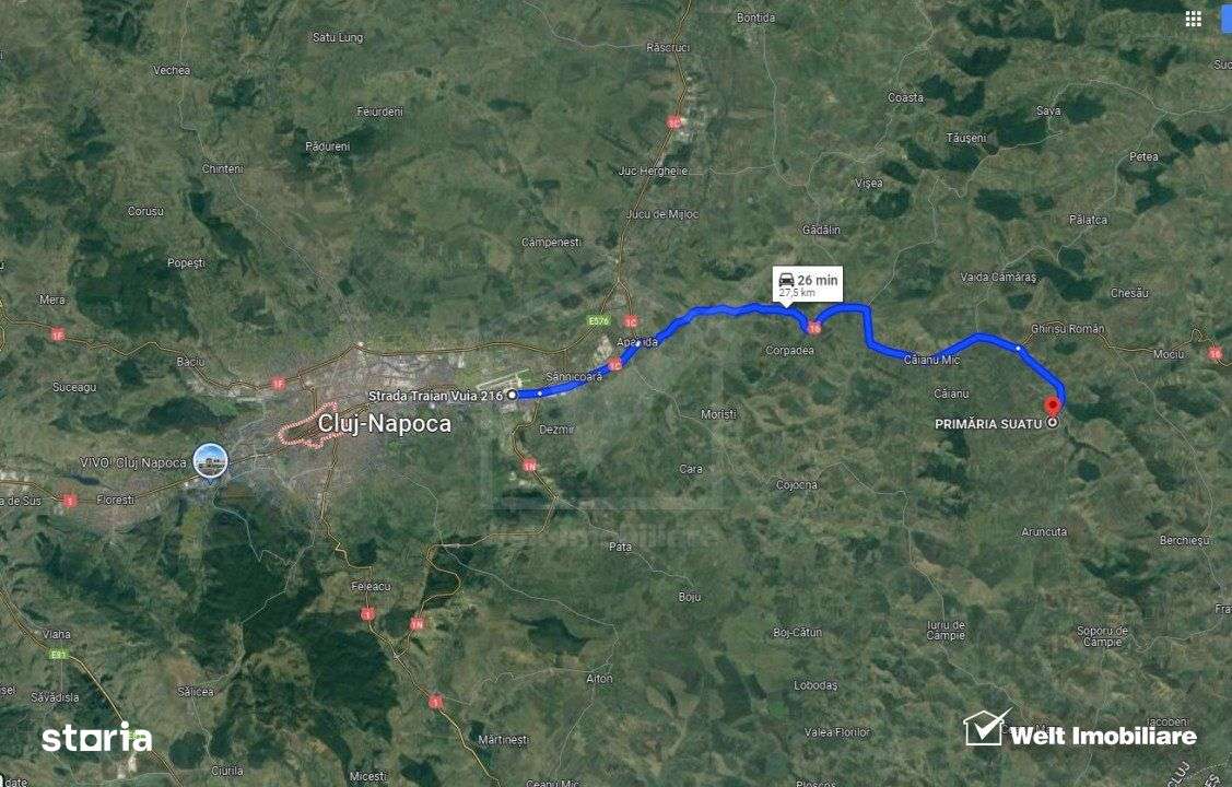 Suatu, teren intravilan, 1702 mp, la asfalt, apa, canal, curent - Imagine principală: 2/4