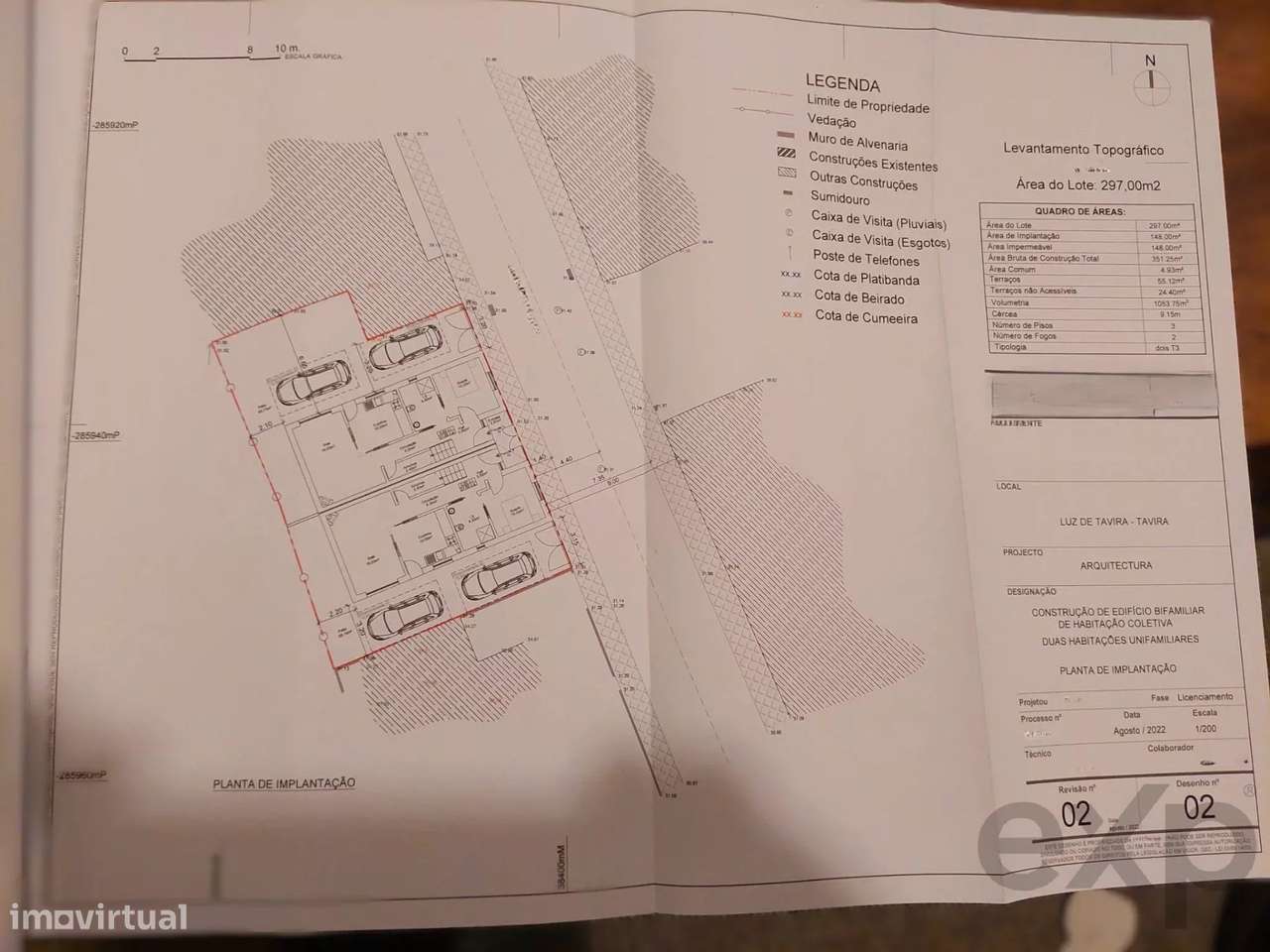 Lote Urbano com Projeto Aprovado para 2 Moradias Geminadas | Luz de Ta-20