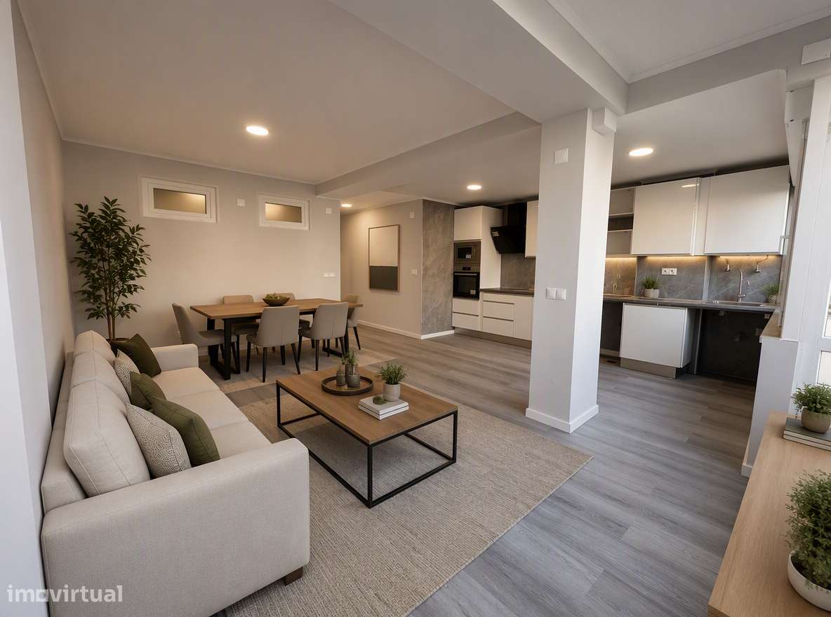 Apartamento T2 remodelado com arrecadação - Oeiras-5