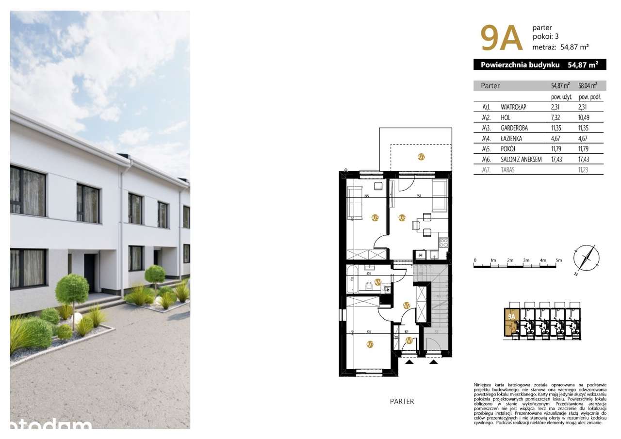 Mieszkanie narożne ! Ogród 100 m2-3