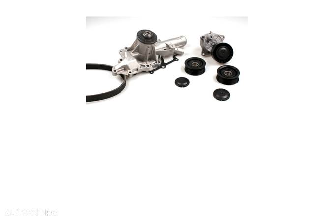 Pompa apa si Set curea transmisie cu caneluri HEPU PK15380 Mercedes Vito 2.2 2003-2009 - 1