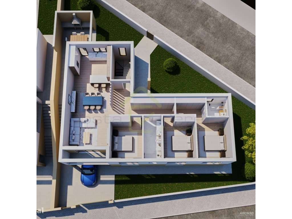 Moradia T3 NOVA a minutos das praias!!-20