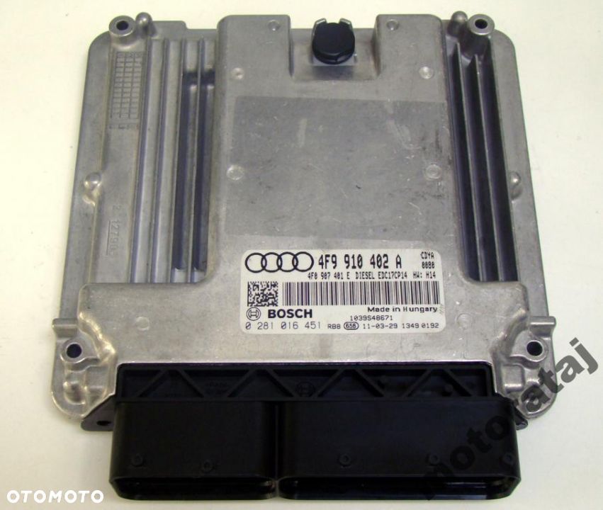 KOMPUTER VW AUDI 0281016451 4F9910402A - 1