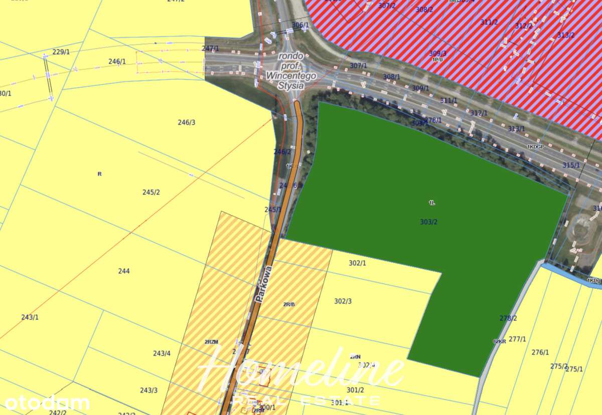 Działka przy lesie – Tyniec Mały, ul. Parkowa - Pełny obrazek: 4/5