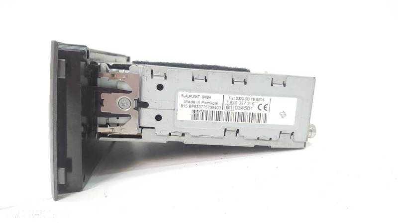 RADIO ODTWARZACZ 7646337316 CD BLAUPUNKT FIAT LINEA - 5