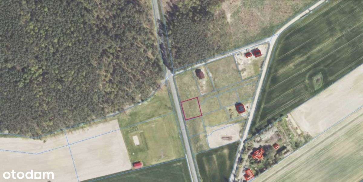 Działka budowlana w przy lesie-3