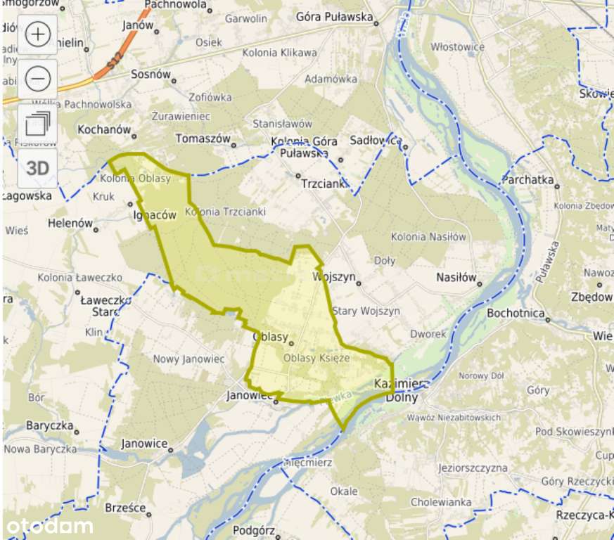 Działka z widokiem na Wisłę i Kazimierz Dolny. - Pełny obrazek: 4/4