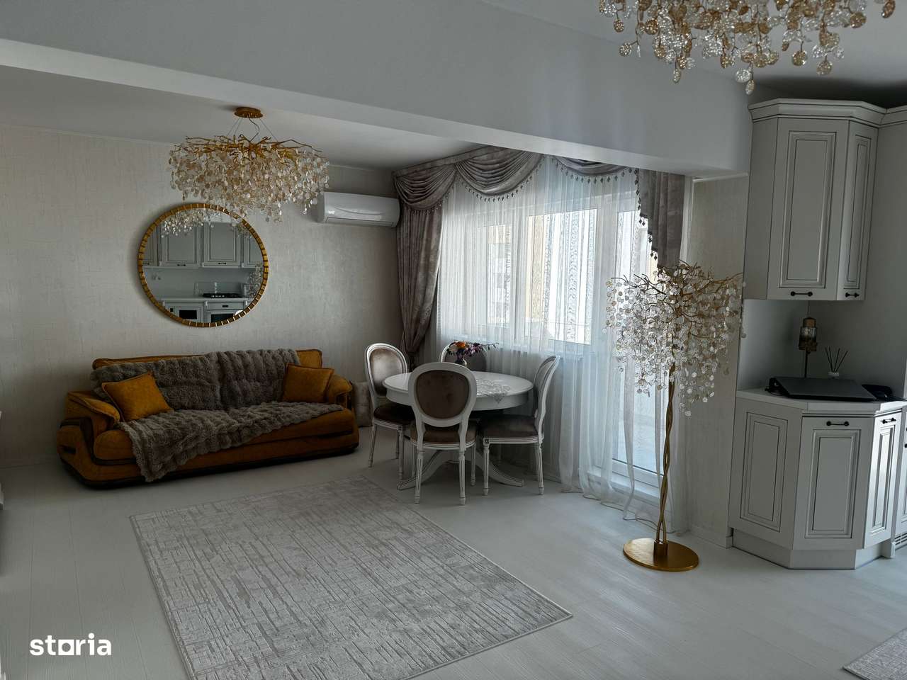 Apartament 3 camere | 73mp | MOBILAT + UTILAT | ACCES METROU | PISCINA