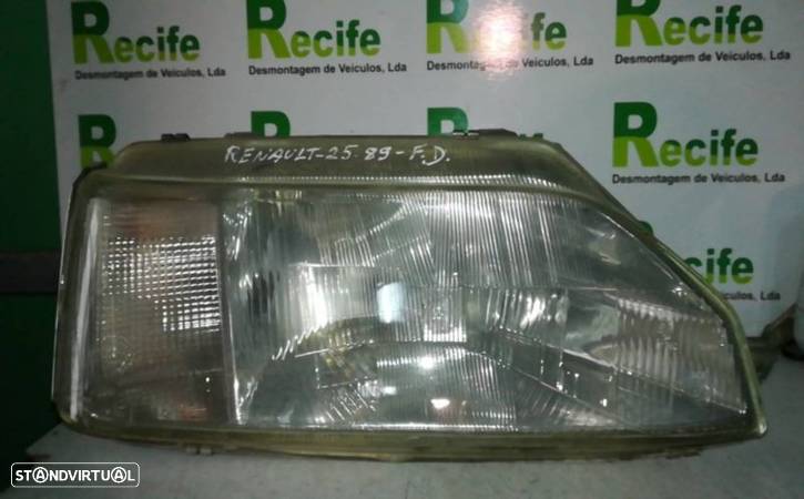 Optica Farol Direita Drt Renault 25 (B29_) - 1