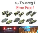 KIT COMPLETO DE 20 LÂMPADAS LED INTERIOR PARA TOUAREG I 7LA 7L6 7L7 2002 -2009 - 1