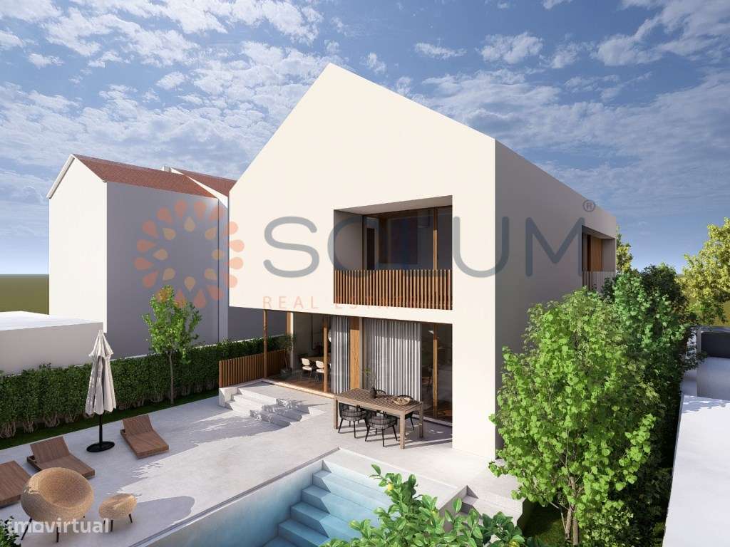 Moradia Contemporânea com Piscina e Design Moderno - Montijo-40