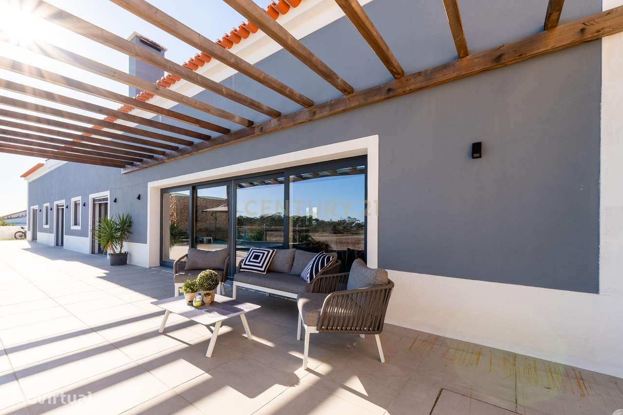 Moradia T4 + anexo T0 | Piscina Infinita | Estuário do Sado-9
