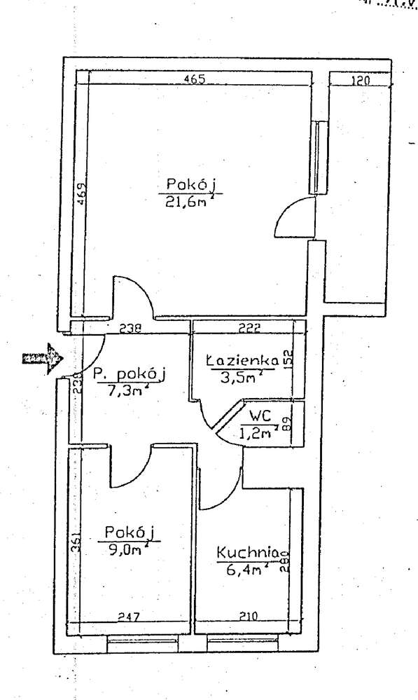 Jasne dwupokojowe m do własnej aranżacji – Poznań, os. B. Śmiałego-11