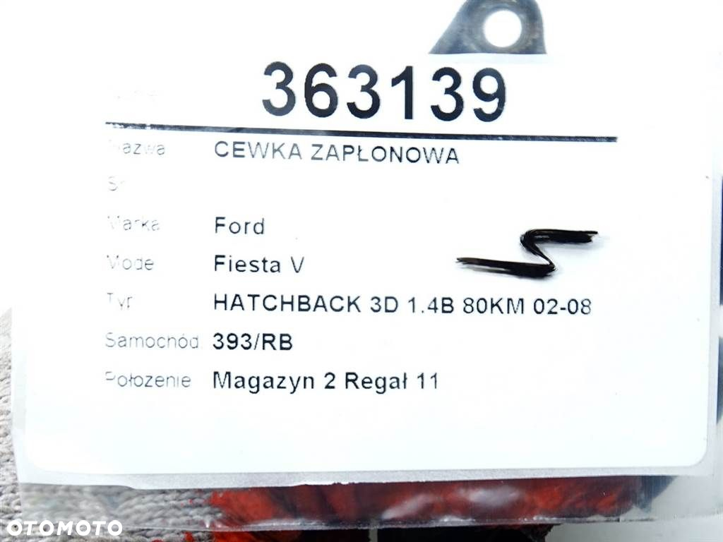 CEWKA ZAPŁONOWA FORD FIESTA V (JH_, JD_) 2001 - 2014 1.4 16V 59 kW [80 KM] benzyna 2001 - 2008 - 5