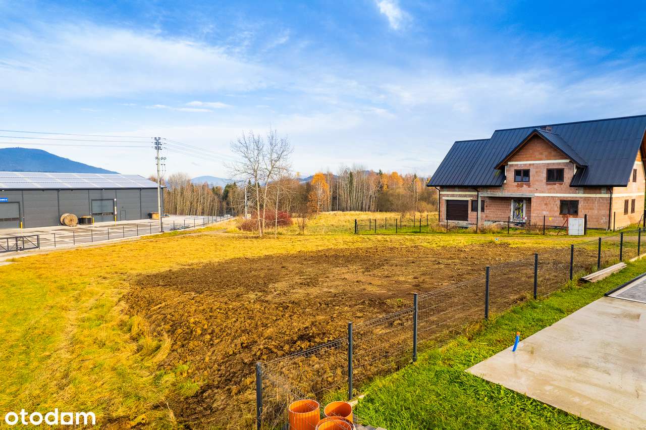 Działka z pozwoleniem w Rabce-Zdrój – media na miejscu, dwa wjazdy-8