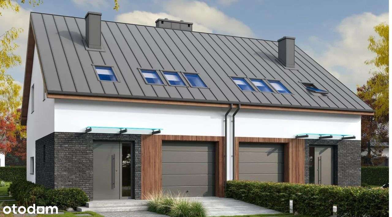 Bliźniak ok.127m2.Pompa Ciepła.ZielonaOkolica - Pełny obrazek: 4/11