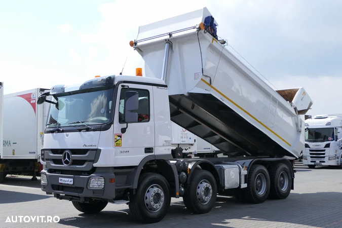 Mercedes-Benz ACTROS 4141 / 8x4 / BASCULANĂ SPATE / HIDROCLAP / CAPACITATE DE ÎNCĂRCARE: 19 TONE / EURO 5 EEV - 1