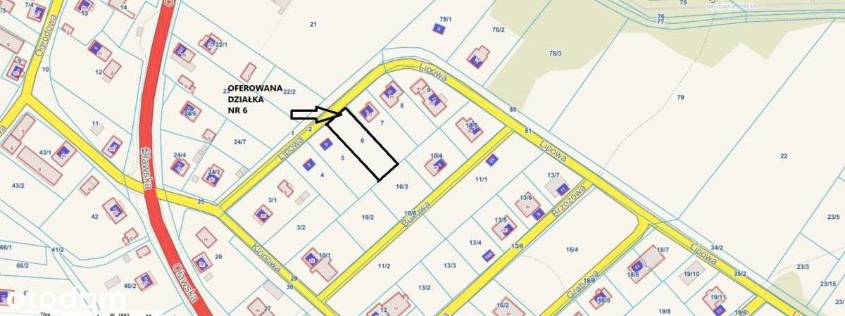 Działka budowlana przy lesie Jelcz-Laskowice-6