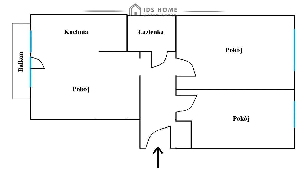 Mieszkanie, 49 m², Lublin-12