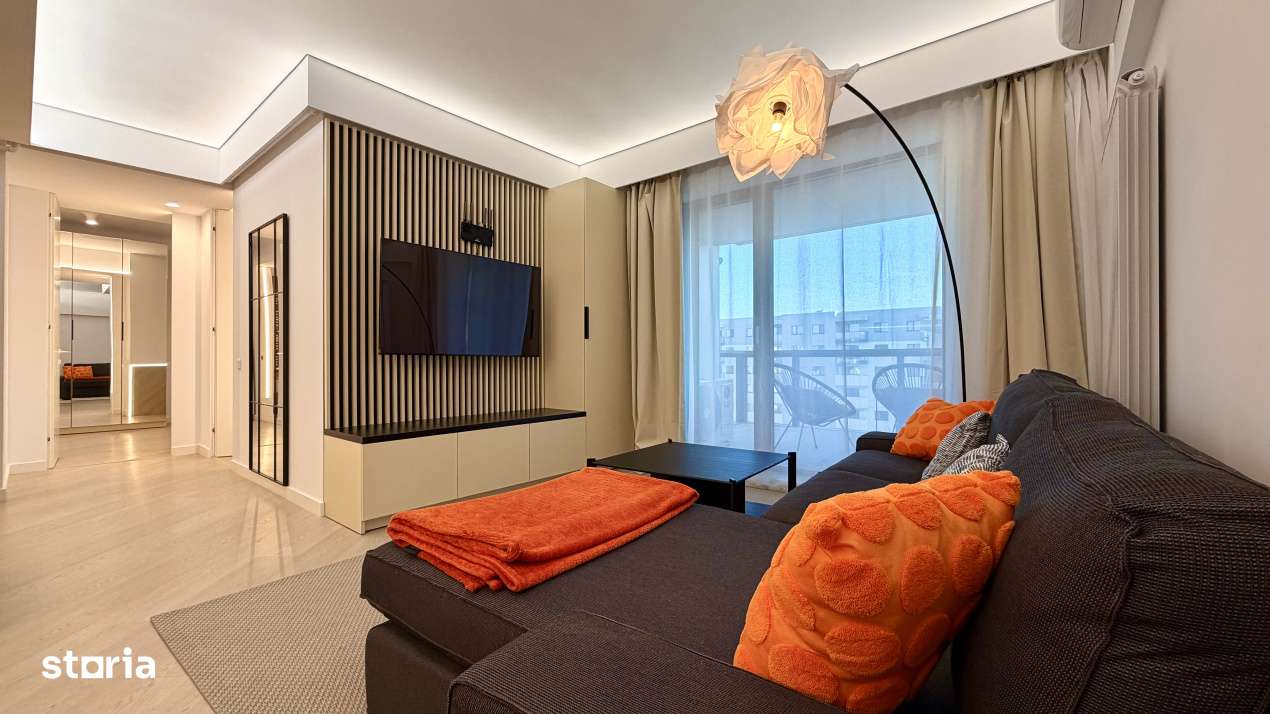 De inchiriat | Apartament 3 camere prima chirie Cortina North Pipera V - Imagine principală: 2/19