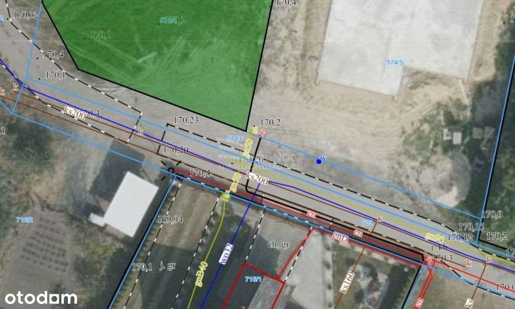 Działka 8 arów, budowlana, media+droga! - Pełny obrazek: 4/7