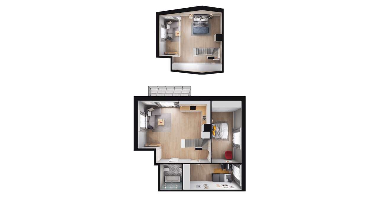 4-pokojowe mieszkanie 76m2 + balkon Bez Prowizji - Pełny obrazek: 2/7