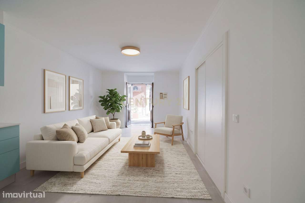 Prédio c/ 2 apartamentos (T1 e T2) com Pátio e Terraço - Centro Histór-8