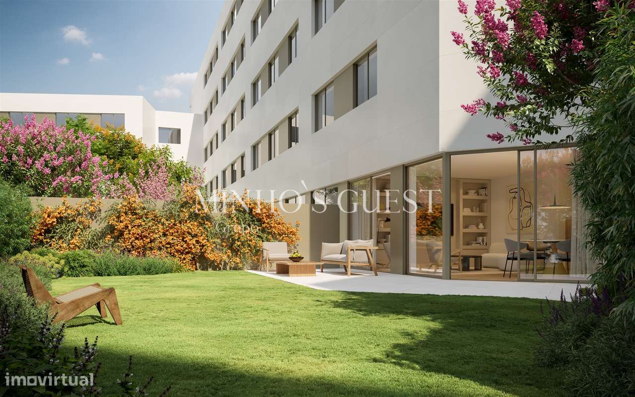 Apartamento T3 com Vista Mar e Jardim Privativo – Vila do Conde-0