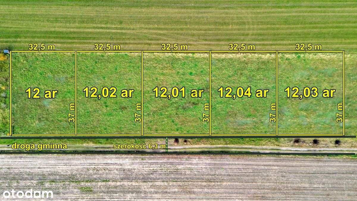 Działki budowlane w Gocłach, gm. Czerwin-1