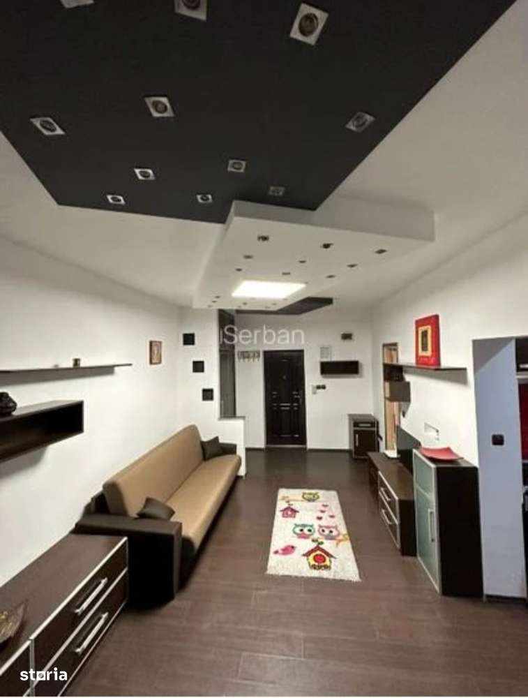 Apartament 1 cameră, 33 mp, mobilat, utilat. 54000 E. Comision 0-11