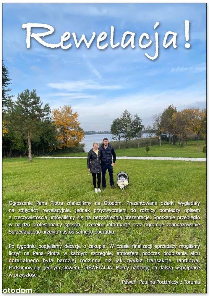 PIĘKNA DZIAŁKA nad jeziorem (las, staw, media, mpzp)-17