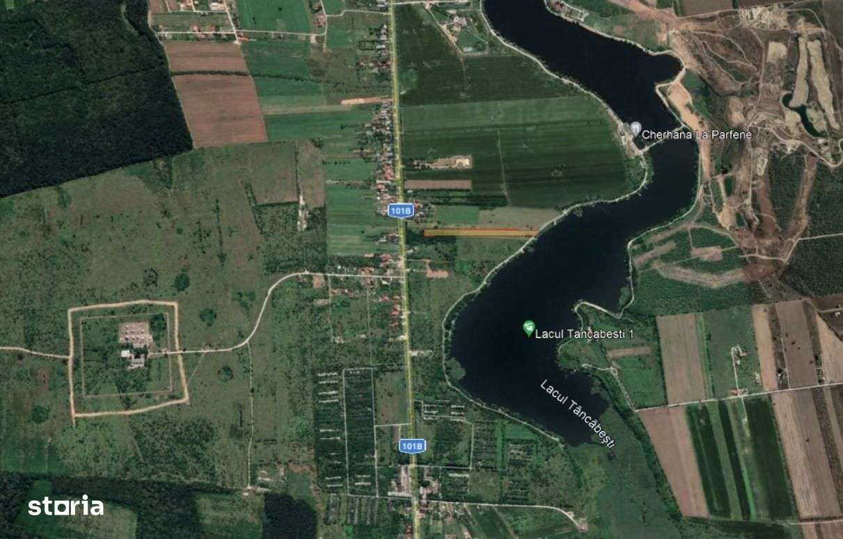 TANCABESTI, Teren La Lac,  10,500 MP- front 30 ML - Imagine principală: 2/3