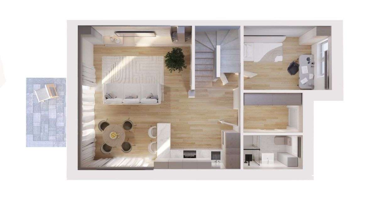 Os. Verde Bianca, 20min od Poznania ,-5