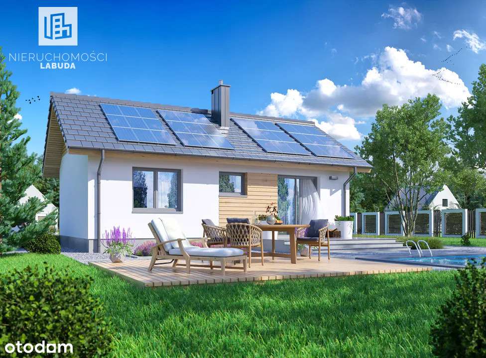 Działka z projektem i pozwolenie na budowę. - Pełny obrazek: 1/4