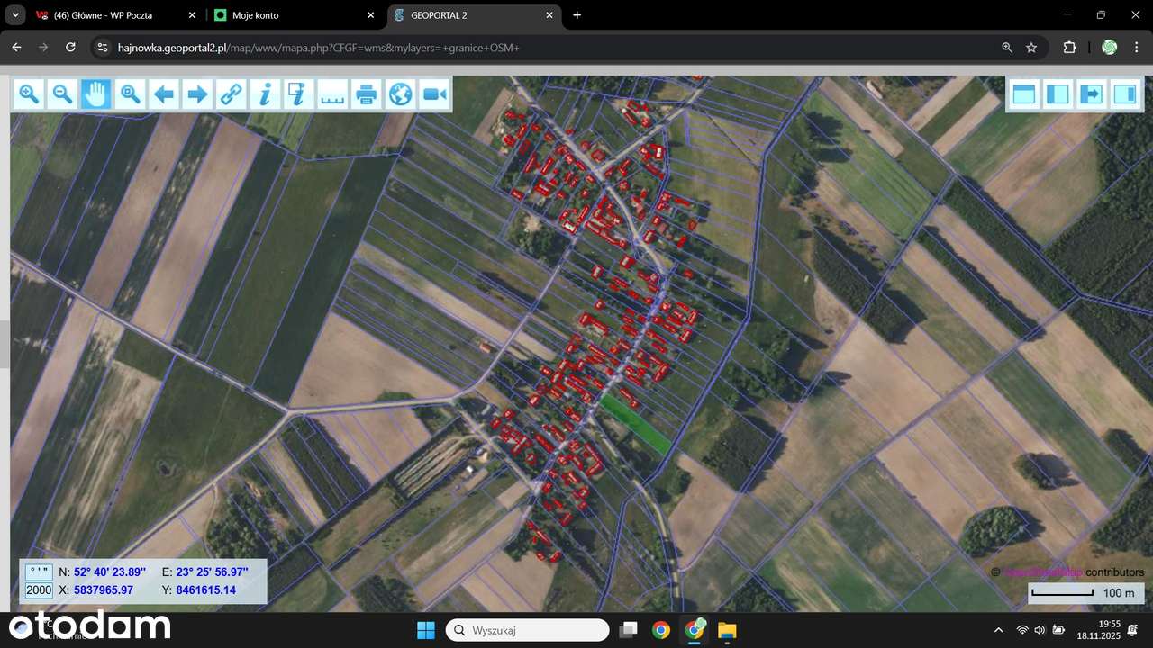 Działka z linią RZEKI Orla z WZ w Puszczy Białowieskiej, Pełne media-8