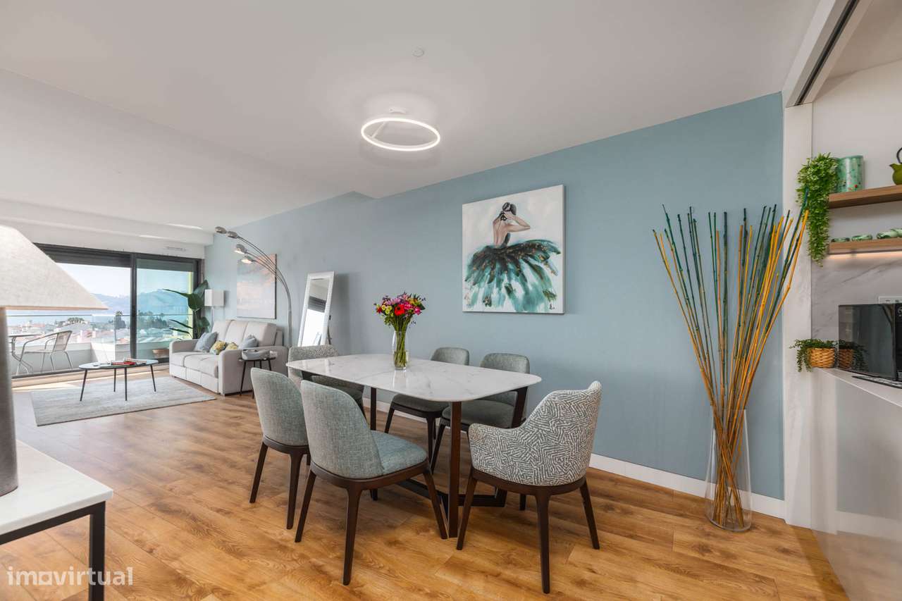 Apartamento T2 com Vista de 180 graus sobre o Tejo e Ponte 25 de Abril - Grande imagem: 5/17