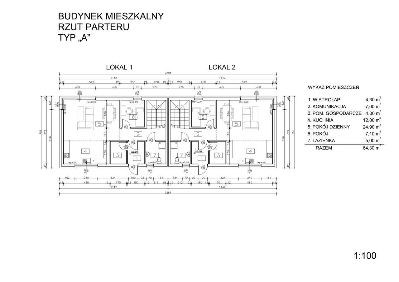 Nowoczesne domy w Zgierzu przy ul. Dolnej. Pompa ciepła, rekuperacja.. - Pełny obrazek: 4/5
