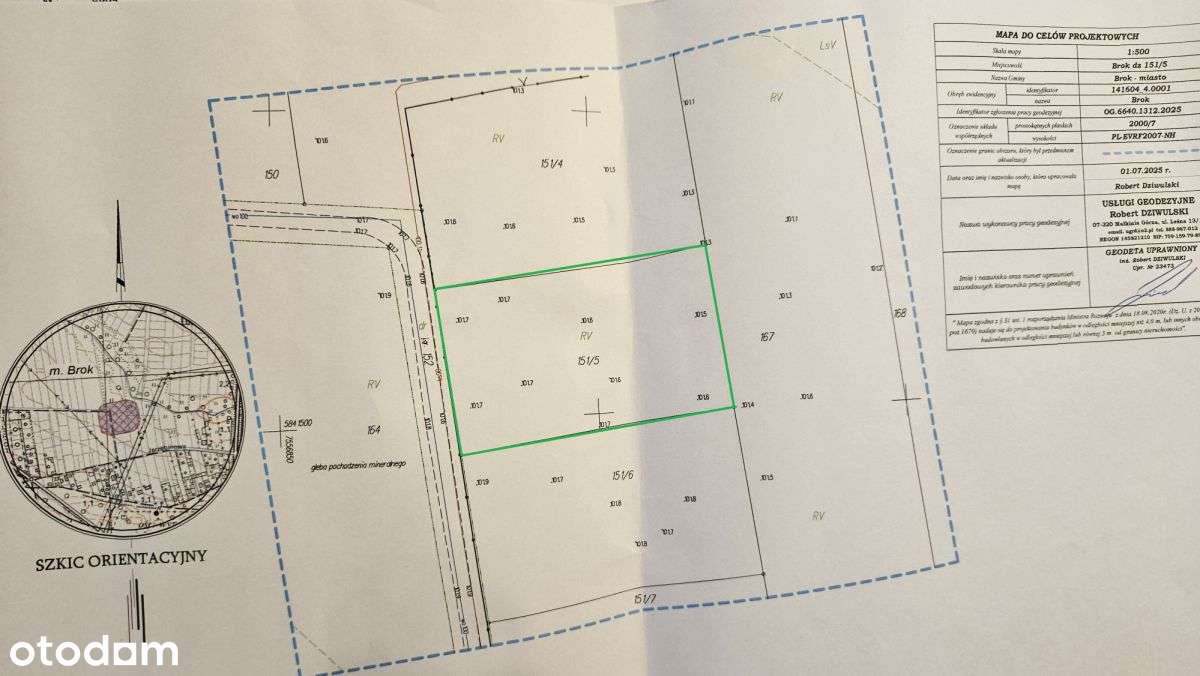 BROK–ul. świerkowa–1200 m2–GOTOWA DO Zabudowy-6