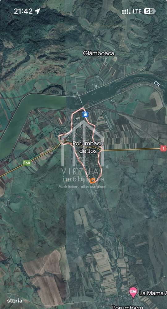 Teren INTRAVILAN in Porumbacu de Jos- 1717 mp- Pretabil investitie - Imagine principală: 1/4