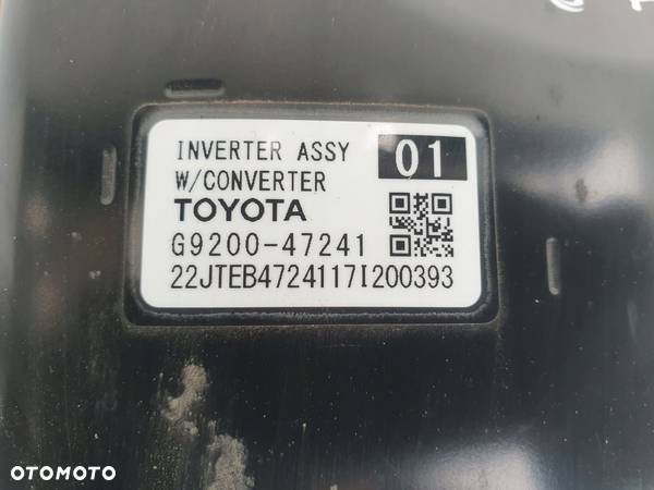 Toyota C-HR CHR 1.8 H Hybryda INWERTER FALOWNIK Przetwornica G9200-47241 - 2